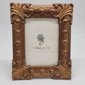 Vintage-Style Collette Et Cie Ornate Gold Picture Frame 5"x7"